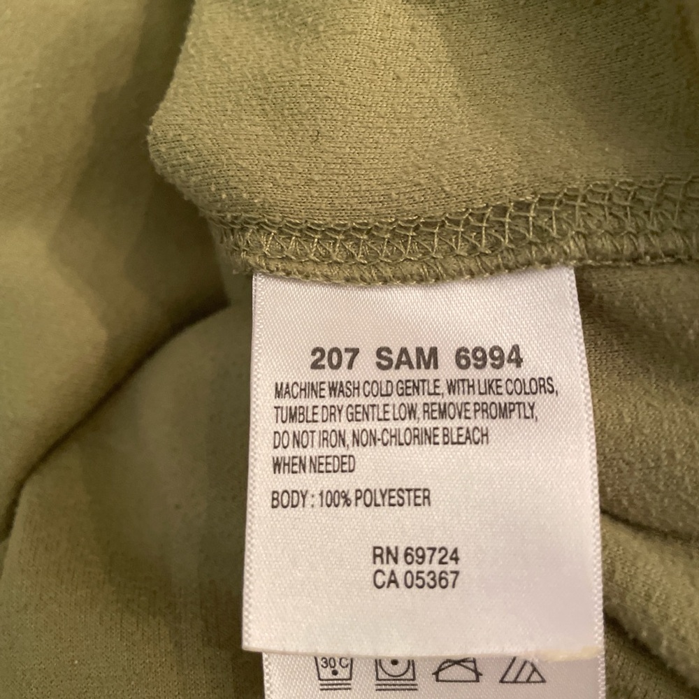Columbia Men's Sage Green Half-Zip Fleece Pullover - Picture 5 of 5
